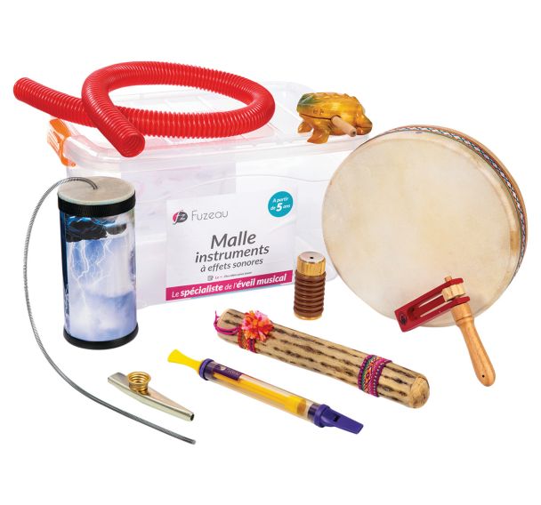 Malle 9 instruments a effets sonores-Fuzeau