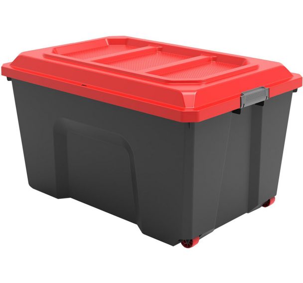 Malle de rangement de 135L avec roulettes - sundis