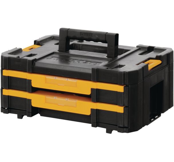 Mallette TSTAK IV 2 tiroirs avec diviseurs - DEWALT