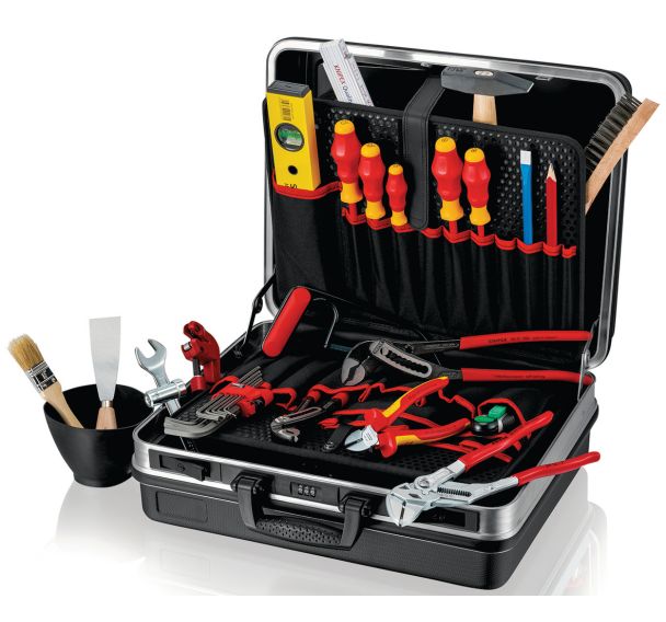 Mallette à outils pour apprentis ''Basic'' Plomberie 31 pièces