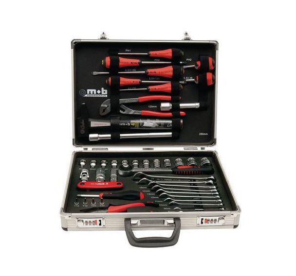 Mallette aluminium 51 pièces - Nb d'outils : 51