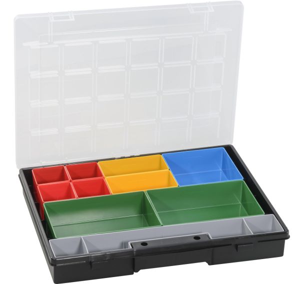 Mallette compartimentée EuroPlus Flex noire - Allit