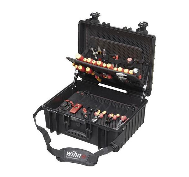 Mallette de maintenance pour électricien XL 80 outils