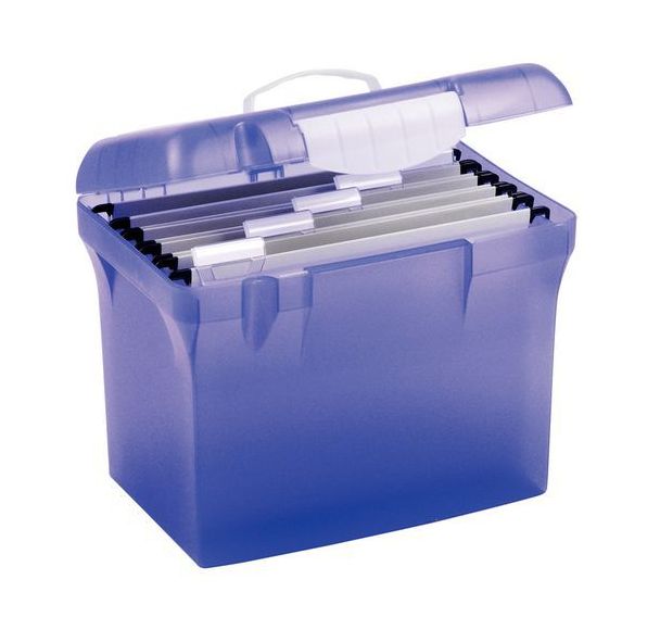 Mallette pour doss.suspendus Class'n Go - Format A4 - Bleu