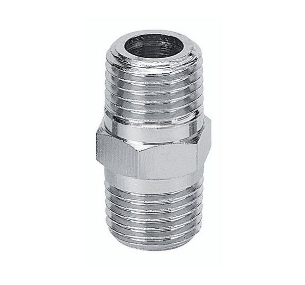 Mamelon double filetage mâle conique