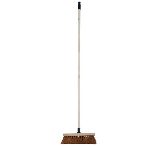 Manche en bois 1m30 et balai coco - Manutan Expert