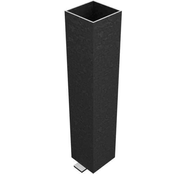 Manchon de sol pour poteaux de barrage avec platine