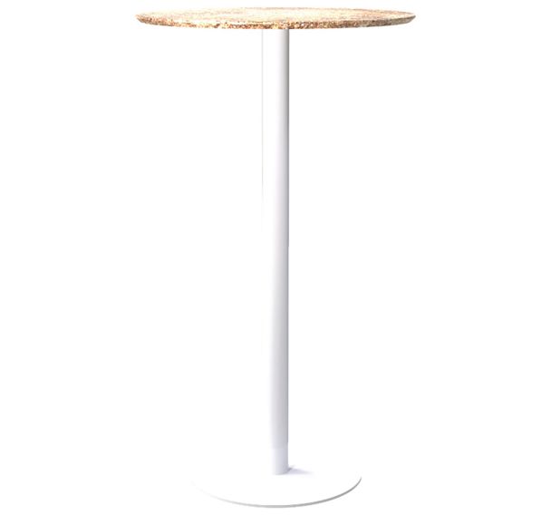 Mange-debout Cicero rond balt/acier - EA Instead