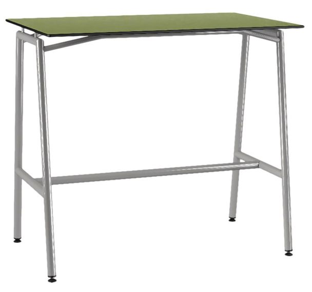 Mange-debout Ella rectangulaire hauteur 110 cm stratifié compact