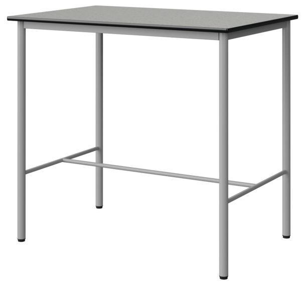 Mange-debout Malibu 120x80 cm stratifié isoson chant surmoulé Manutan Expert