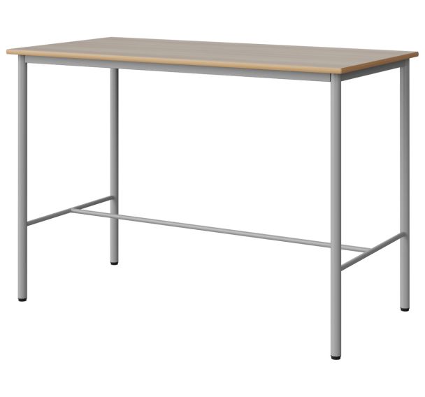 Mange-debout Malibu 160x80 cm - stratifié chant alaisé - Manutan Expert