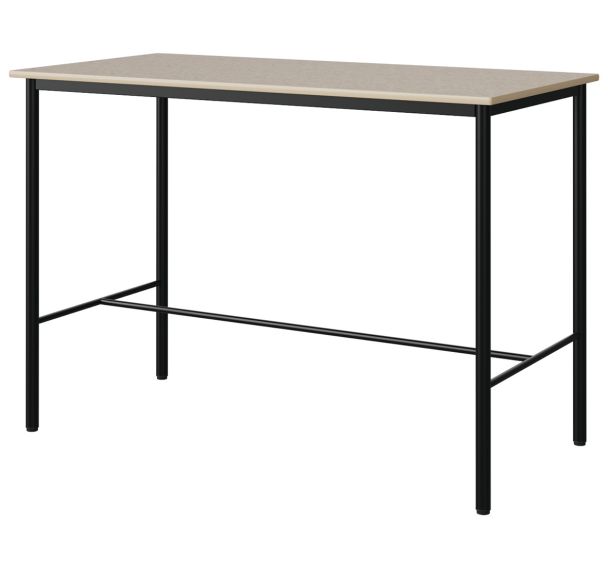 Mange-debout Malibu 160x80 cm stratifié isoson chant surmoulé Manutan Expert