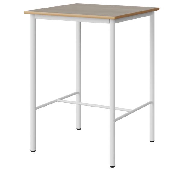 Mange-debout Malibu 80x80 cm - stratifié chant alaisé - Manutan Expert