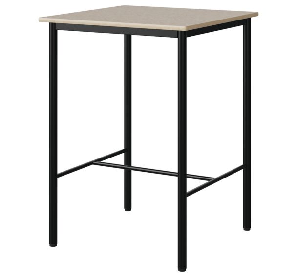 Mange-debout Malibu 80x80 cm stratifié isoson chant surmoulé Manutan Expert