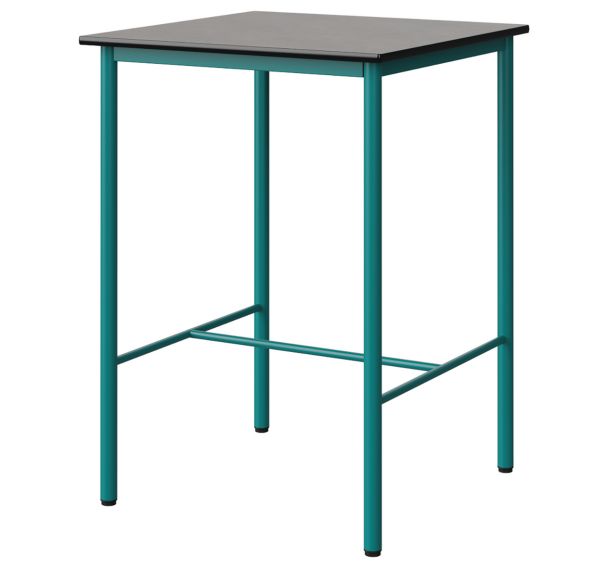 Mange-debout Malibu 80x80cm - stratifié chant surmoulé - Manutan Expert