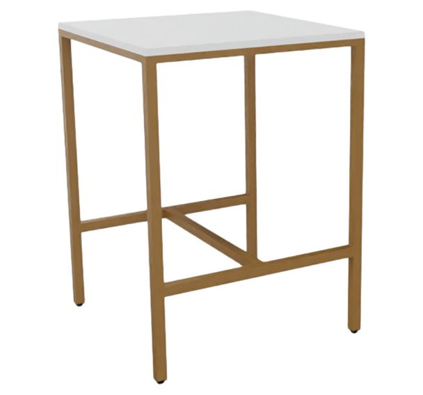 Mange debout LOKI 80 x 80 cm stratifié/acier