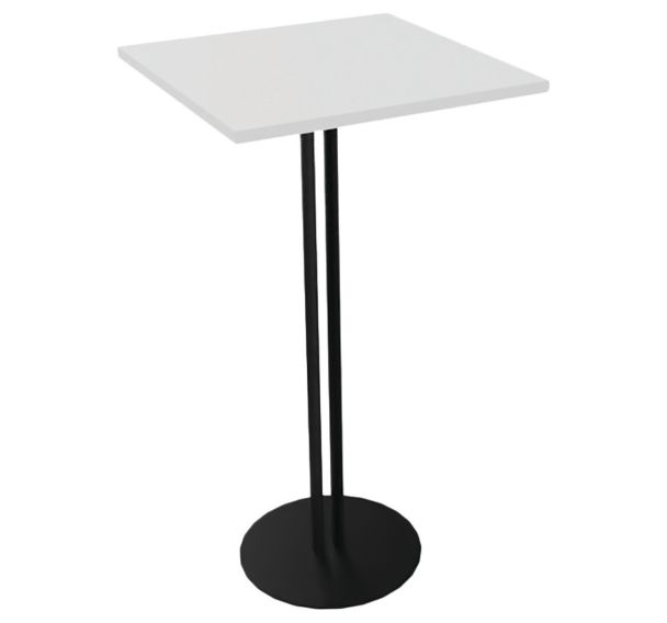 Mange debout ROXANE 60 x 60 cm stratifié/acier