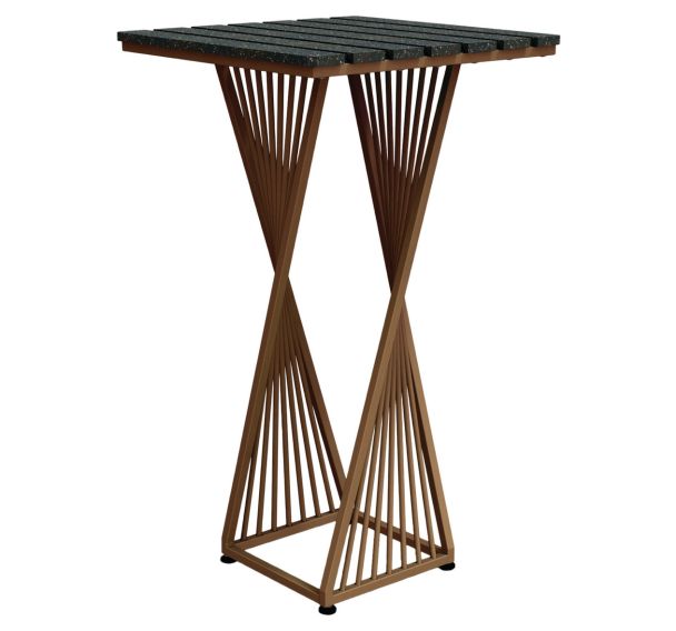 Mange debout Viognier 60 x 60 cm Ipra/alu - Urbemob