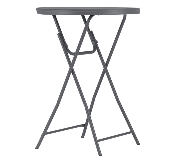 Mange debout pliant Cocktail 80 - Ø 81 cm - gris bleuté