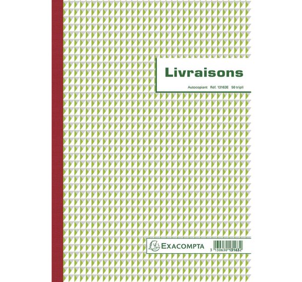 Manifold Livraisons 50 feuillets tripli autocopiants