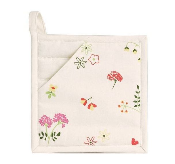 Manique 2 en 1 en coton Gardenia - 20x20cm