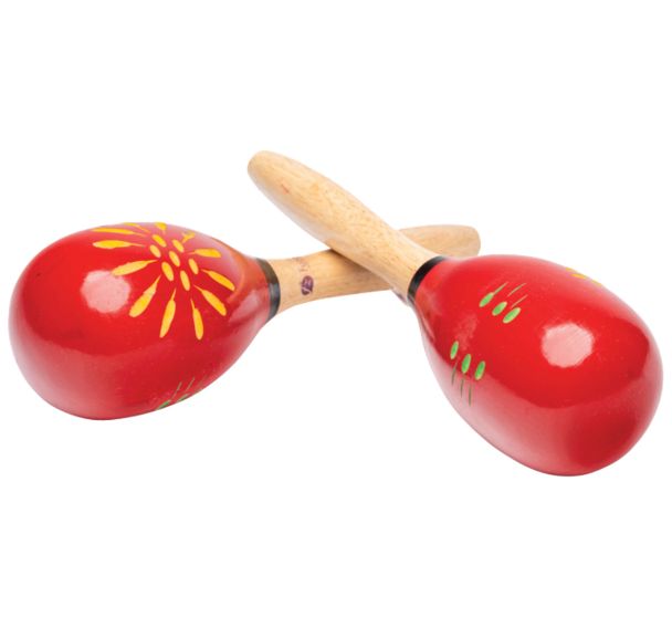 Maracas en bois-Fuzeau