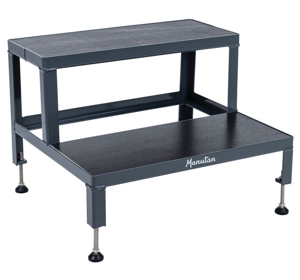 Marchepied acier 2 marches - Manutan