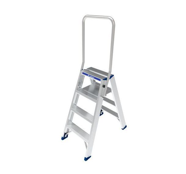 Marchepied double accès avec garde-corps repliable - Tubesca