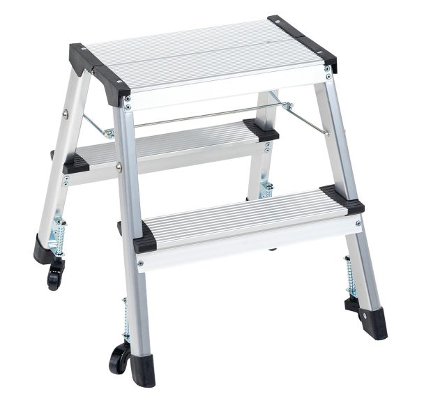 Marchepied double accès pliable - Manutan Expert