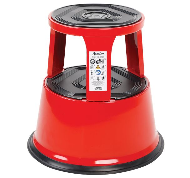 Marchepied mobile acier - 2 marches - Manutan Expert