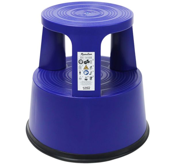 Marchepied mobile polypropylène - 2 marches - Manutan Expert