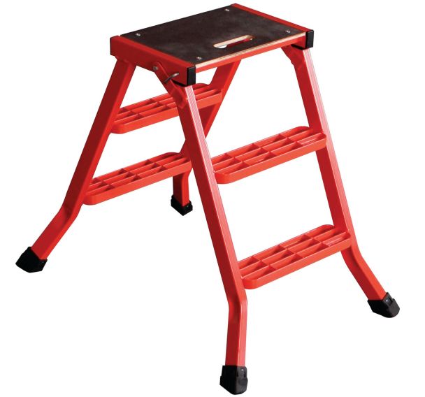 Marchepied pliant aluminium Lescabo® 70 cm avec caillebotis