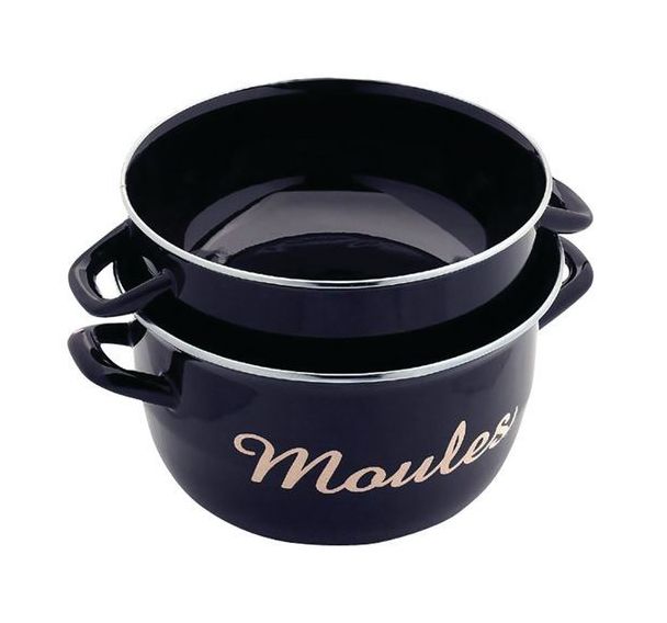 Marmite à moules 24 cm noire -BAUMALU