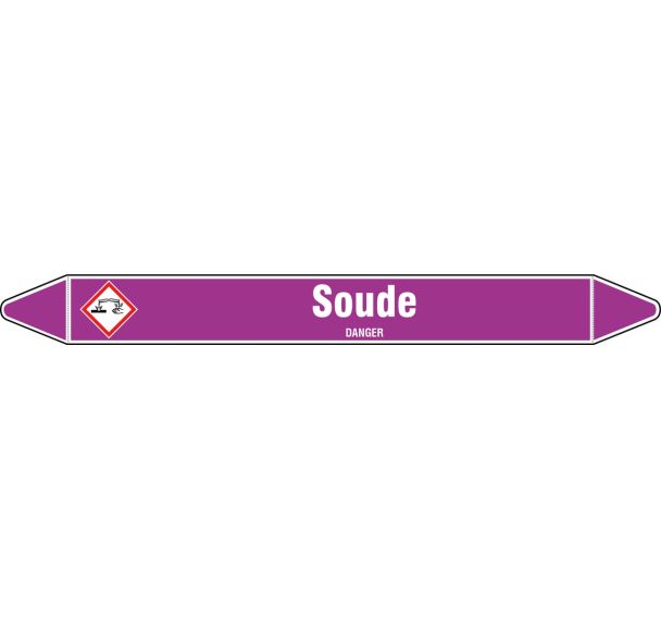 Marquage tuyauterie Acide