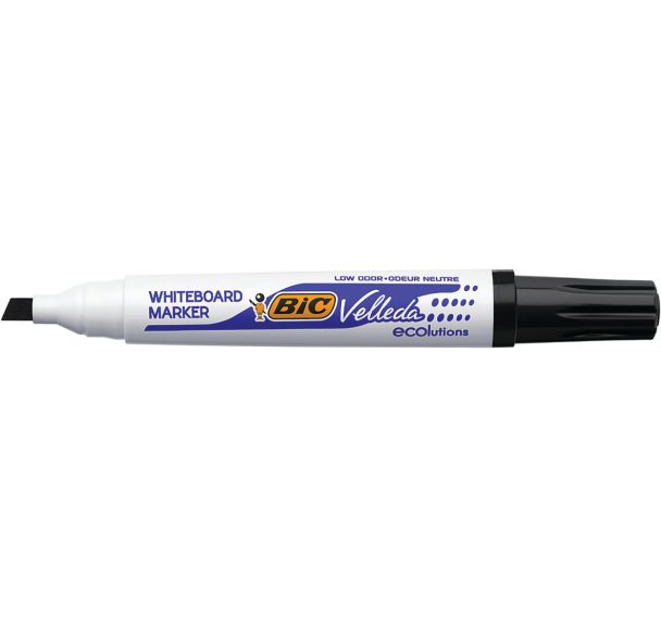 Marqueur Velleda 1751 Effaçable à sec - lot de 12 - Bic