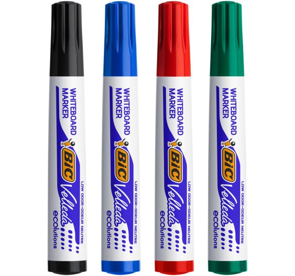 Marqueur effaçable à sec pointe ogive - recyclé - Bic