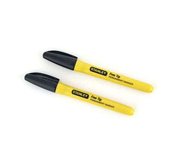 Marqueur noir pointe fine (X2)