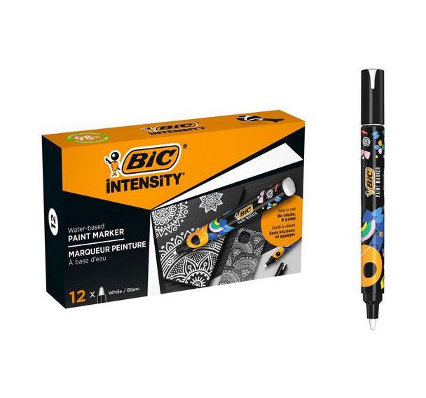 Marqueur peinture Bic Intensity - Écriture multi surfaces - Bic