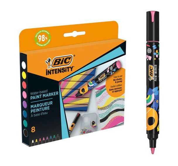 Marqueur peinture Bic Intensity - assortis Standard - Bic