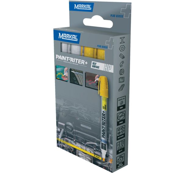 Marqueur peinture surface huilée-Paint-Riter+ Oily Surface Kit -Markal