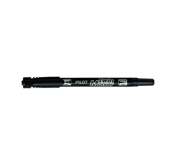 Marqueur permanent Twin Marker - 2 pointes exta-fine/fine