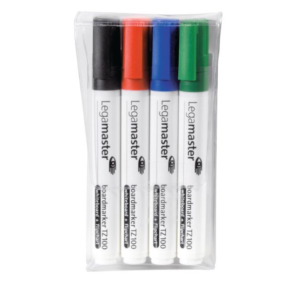 Marqueur pour tableau blanc TZ100 - Lot de 4 - Legamaster