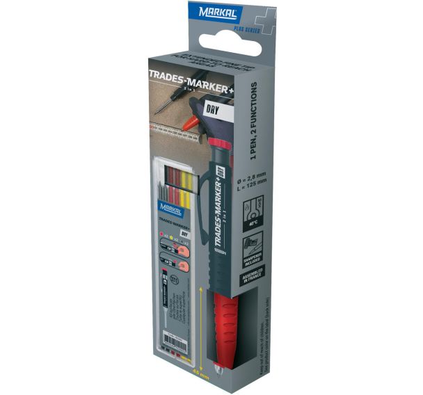 Marqueur pour trous-Trades-Marker+ Dry 2 in 1 - KIT