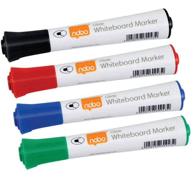 Marqueur tableau blanc Glide pointe Ogive Pack 10 Assortis