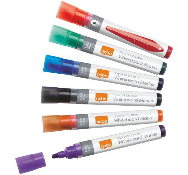 Marqueurs Nobo Liquid Ink (6)