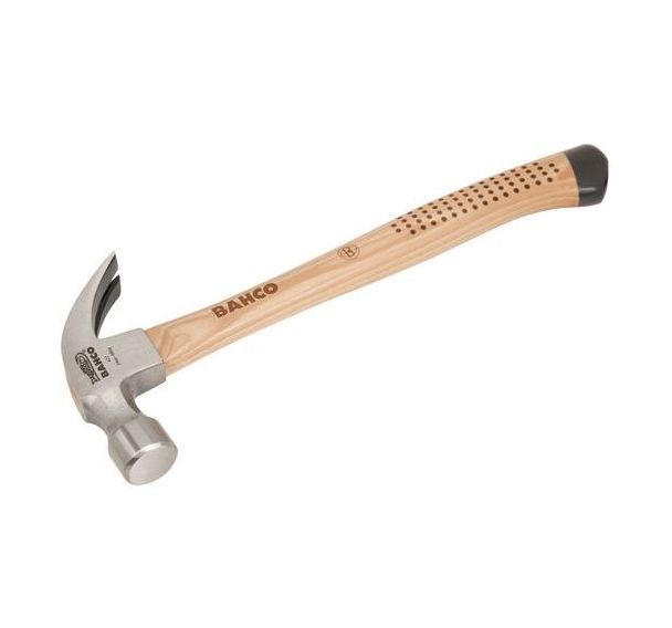 Marteau à panne fendue manche bois anti-dérapant - Bahco