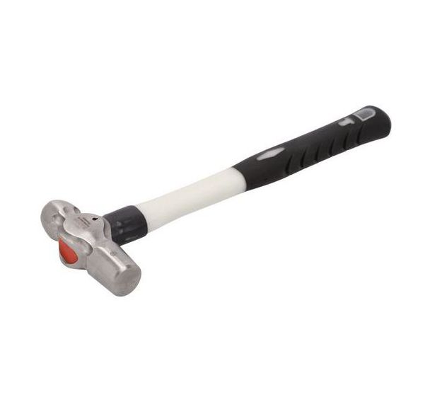 Marteau serrurier à panne rond inox manche fibre verre - Bahco