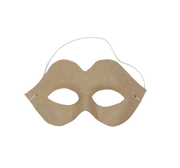 Masque charme 5x16x9,5cm (Lot de 8)