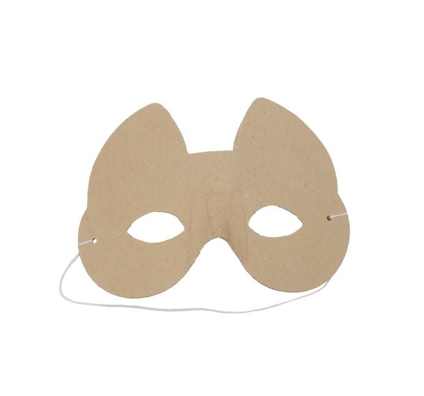 Masque enfant chat 4,5x13x11cm (Lot de 10)