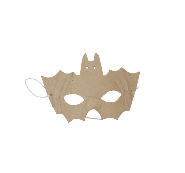 Masque enfant chauve-souris 0,1x14x10cm (Lot de 10)
